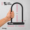 Master Lock U-Lock Keyed Bike Lock, 7-1/4-inch Anti-Theft Device, 8320D