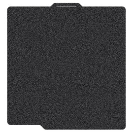 JUUPINE Double Sided Spring Steel PEI Printing Plate 257x257mm for Bambulab, Textured PEI Spring Steel Print Bed, Black PEI Plate for Bambu Lab X1 X1C X1E P1P P1S A1