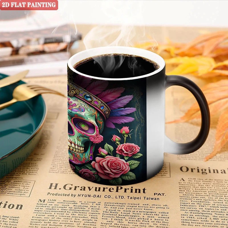 Heat Press Blank Craft Sublimation Mug 11oz Frosted Black Ceramic