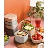 Set of 3, Food Storage Containers with Vented Lids –