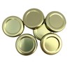 Bramley & Sage 43mm Gold Twist-off Replacement Jam Jar Lids