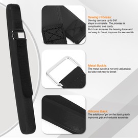 Bicycle Straps for Bike Rack with Buckle - CARGEN Multi-Purpose Tighten Straps, Bicycle Tie Downs Bike Wheel Stabilizer Strap for Transportation and Storage, 2PCS, Black, 1" x 30"