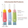 Kit de 3 Cepillo para Botellas,Cepillo de limpieza para vajillas