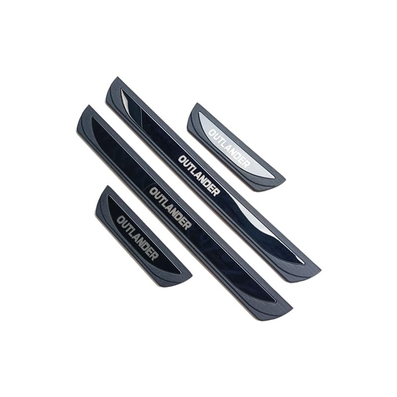Stainless Door Sill Protector Kick Plate Entry Guard Kit for