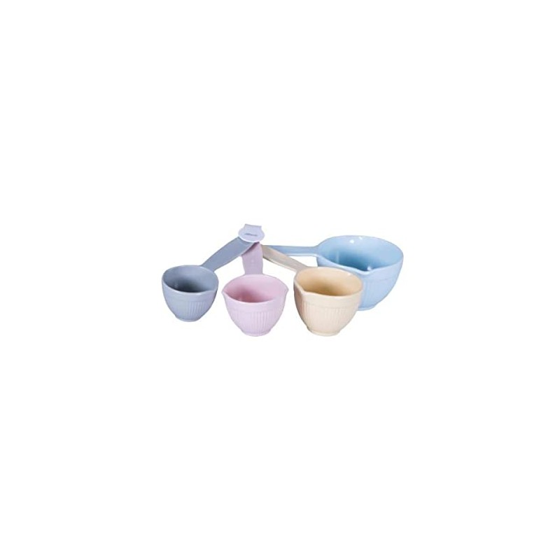 Avanti Ribbed Measuring Cups Australian Standards Pastel 4-Pieces Set