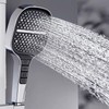 8-in-1 Shower Head - ASRCLOO Handheld ShowerHead, Universal High Water