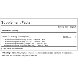 ANDREW LESSMAN Friendly Flora Probiotic 30 Capsules - 10 Billion CFU, Comprehensive Blend of Five Probiotic Strains, Powerful Immune and Digestive Support. Probiotics for Women or Men
