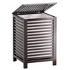 SMIBUY Double Laundry Hamper with Lid, 120L Bamboo Laundry Basket