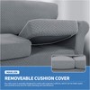 MAXIJIN 3 Piece Stretch Couch Covers for 2 Cushion Couch