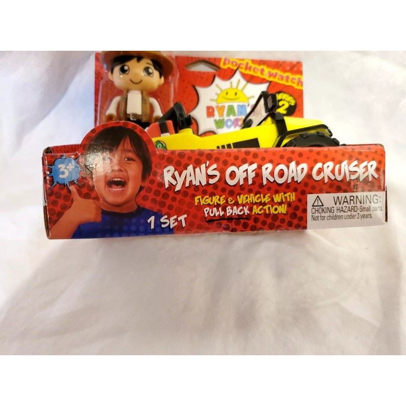 Bonkers Ryan's World Vehicle OFF ROAD CRUISER With Figure -