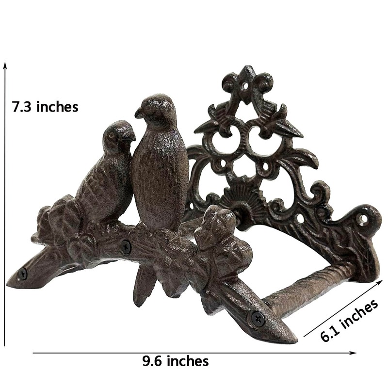 Garden Hose Holder Cast Iron Heavy Duty Water Hose Hanger,