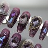 Alexandrite Studio Press On Nails --- Amethyst Elegance - Size: