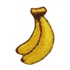 Mini, Small Banana Bunch, Two Yellow Bananas, Fruit, Food, Embroidered,