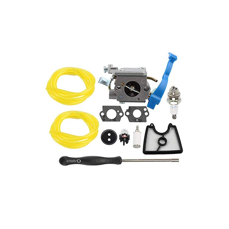 Hippotech Carburetor and Air filter Gasket Kit for Husqvarna 125B