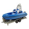 Kids Globe VW Transporter Police with Boat DE Die Cast
