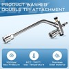 Foam Cannon Dual Connector Accessory, Pressure Washer Double Tip Attachment