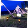 Operitacx 10Pcs Garden Lamp Base Replacement Sturdy and Lightweight Design