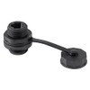 Cuatro conectores de cable de red local Ethernet RJ45 cat6