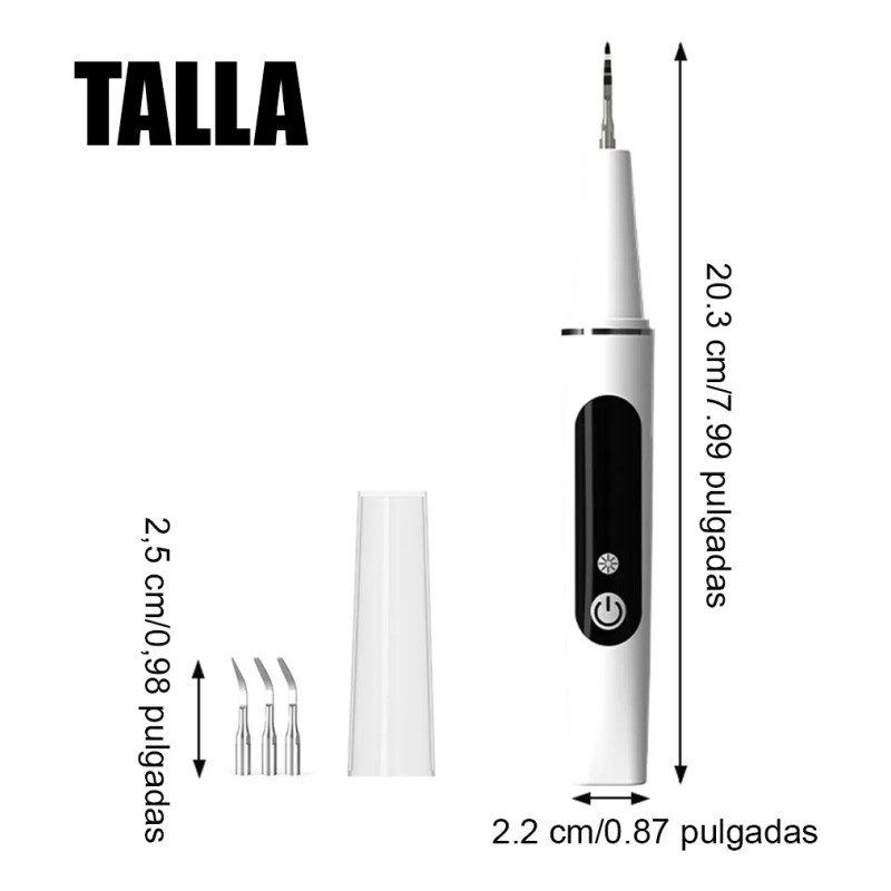 Kit Cepillo Dientes Eléctrico Limpieza Sarro 5modes