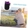 Operitacx Camera Lens Pouch Bag Large Camera Case Neoprene Lens