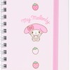 Sanrio 430773 My Melody Slim Ring Notebook with Elastic Band