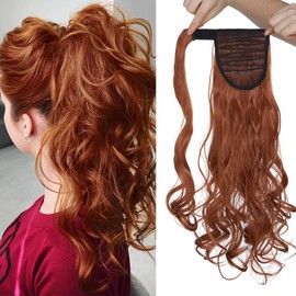 Ponytail clip-in ponytail, hair extension piece, hair piece, hair extension plait hair piece wavy like real hair