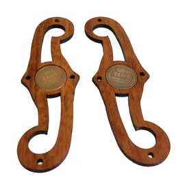 "Wheat Penny" F-hole style Vintage Coin Sound Hole Cover for Cigar Box Guitars