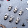 Honoson 20 Pieces E10 Miniature Screw Light Bulbs Replacement E10
