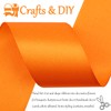 Hoisre 1-1/2 inch Orange Polyester Ribbon 50 Yards for Wedding