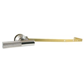 Kingston Brass KTKNLD6 Convergent Universal Front or Side Mount Toilet Tank Lever with Knurled Handle, Polished Nickel
