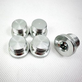 Exhaust Plug M18 O2 Sensor Plugs Lambda Sensor Locking Screw Thread Plug 5 Pieces (Plugs)