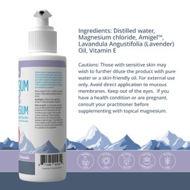 Bolton's Naturals Lavender Mineral Magnesium Gel with Pump 237ml