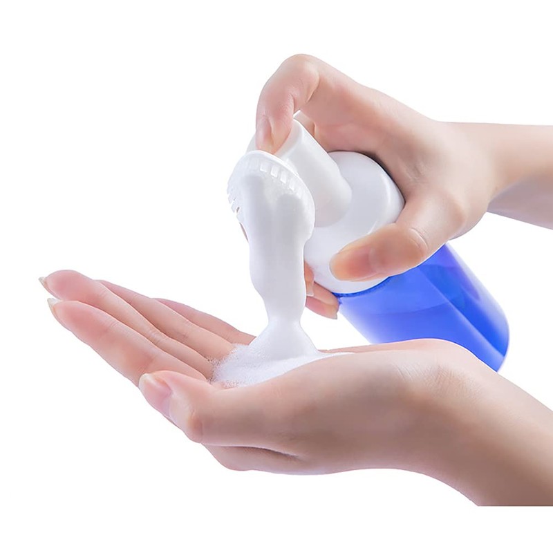 ccHuDE 2 Pcs Empty Clear Plastic Foam Dispenser Bottle Refillable