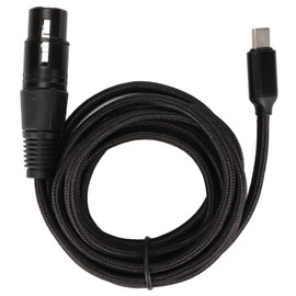 USB C to XLR Female Cable Low Noise HIFI Plug and Play USB C Microphone Cable for Windows 2 Meter/6.6ft