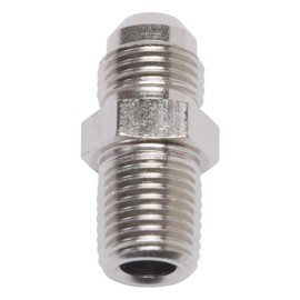 Edelbrock 660421 Endura -4AN Flare to 1/8" Pipe Straight Adapter Fitting