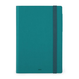 Weekly Calendar Medium - 2024 - Medium Weekly Diary - 12 m - Green