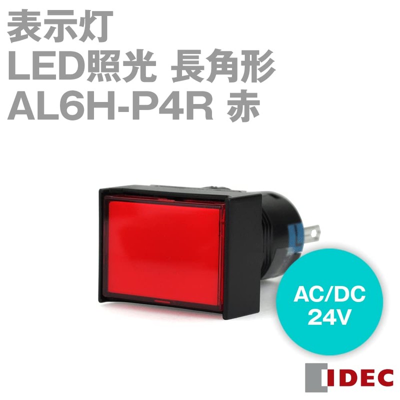 IDEC AL6H-P4R A6 Series Indicator Light Diameter 0.6 inch (16