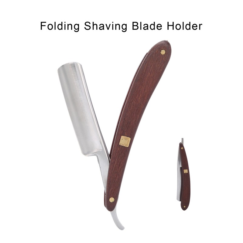 Folding Shaving Knife Rack Men Manual Shaving Blade Holder with