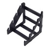 Black Knife Display Stand Rack Holder Organizer For 4 Fixed