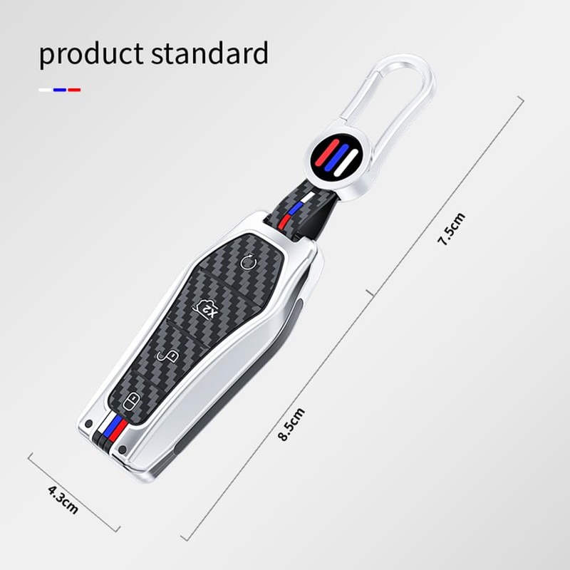 HIBEYO Key Fob Cover Fit for BYD Atto 3 Han
