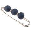 Large Brooch Safety Pin with Pearl Plastic Brooch Pin, Rhinestone,