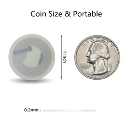 Gialer 30pcs NTAG215 NFC Stickers NTAG 215 25mm NFC Tags Card Works with TagMo (Android) and Placiibo (iOS) and All NFC Applications