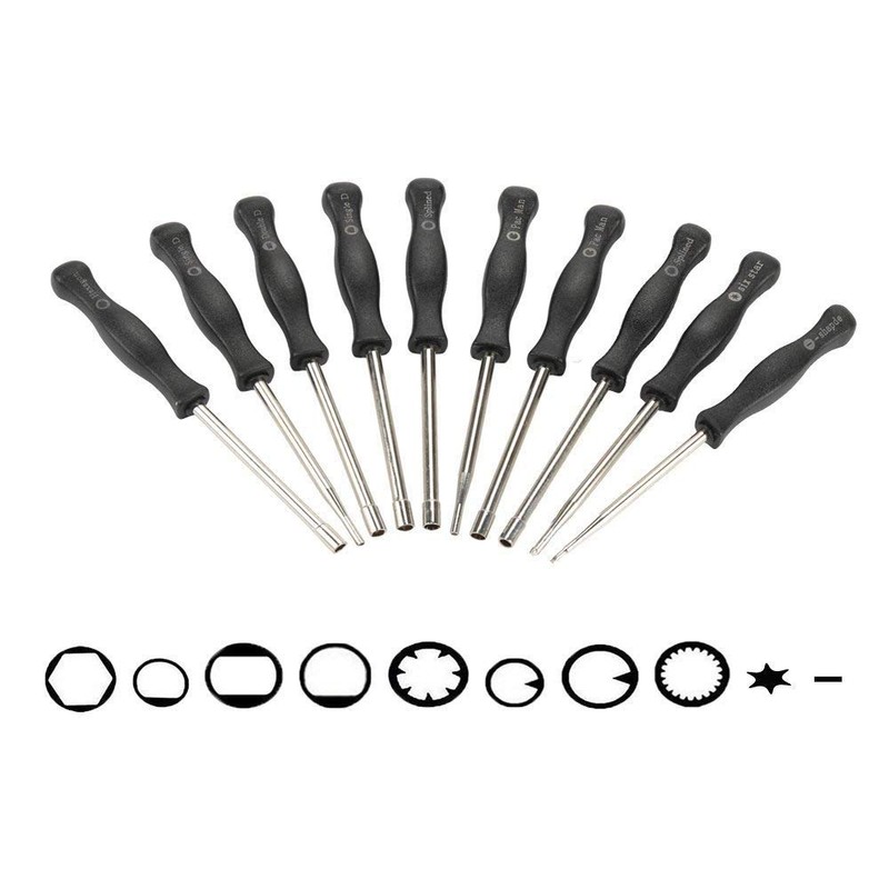 10 Pcs Carburetor Adjustment Tool Kit for Common 2 Cycle