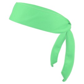 PATIKIL Head Ties Headband, Ninja Karate Headband Adjustable Sports Tie Back Sweat Wicking Workout Head Band for Men Women Running Tennis Yoga, Light Green