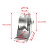 Pulley Wheel Stainless Steel V Groove Plate Casters Heavy Duty