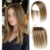 SIVOTATO Hair Toppers for Women 10 Inch No Bangs Hairline