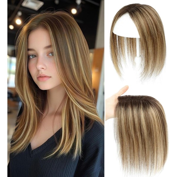 SIVOTATO Hair Toppers for Women 10 Inch No Bangs Hairline