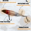 Castaic Topwater Fishing Lures Set Popper Lures for Bass Catfish