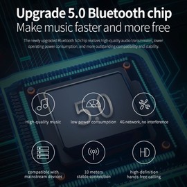 Digital Alarm Clock, Portable Large Display Bedside Clock with Dual Alarm, FM Alarm Clock Radio with Bluetooth Speaker, Adjustable Brightness, Real Time Temperature Detection, for Kid Senior(White)