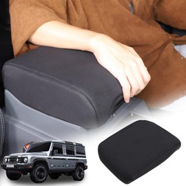 Tumukiw Armrest Box Cover Center Console Pad Compatible with Ineos Grenadier 2020-2024, Comfortable, Breathable, Cloth Center Console Armrest Cushion